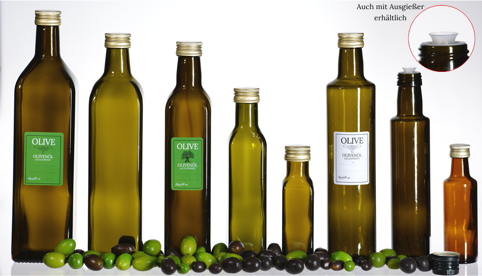 Flaschen f�r Oliven�l-gr�n-950-3